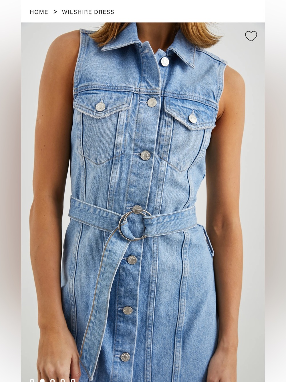 Wilshire Dress xs nwot missing belt - Picture 2 of 8